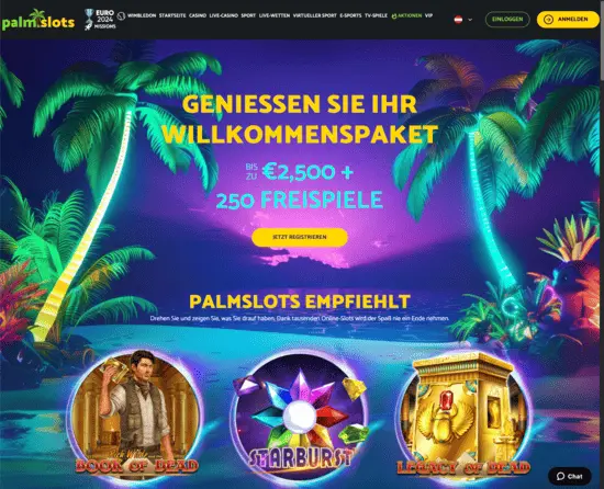 Startseite PalmSlots Casino